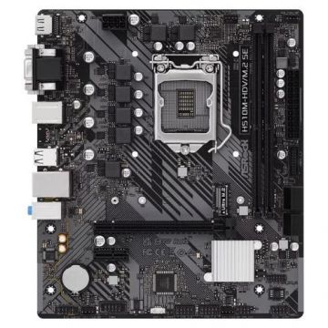 Placa de baza ASRock H510M-HDV/M.2 SE, Intel H510, LGA 1200, mATX