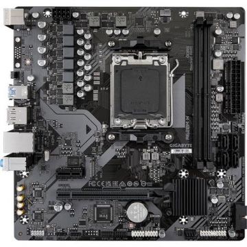 Placa de baza GIGABYTE A620M H, AM5, mATX, DDR5, AMD A620