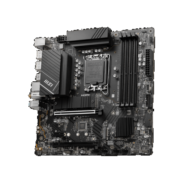Placa de baza MSI PRO B760M-A WIFI, DDR4, Intel B760, LGA 1700, mATX