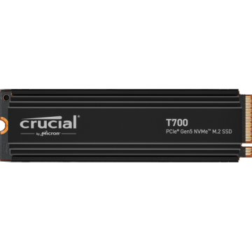 SSD Crucial T700, 4TB, PCI Express 5.0 x4, NVMe 2.0, radiator