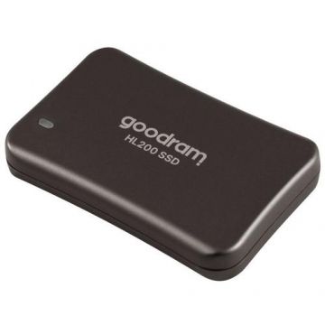 SSD Extern GOODRAM HL200, 256GB, USB Type-C (Gri)