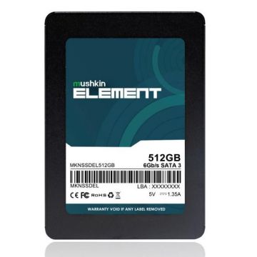 SSD Mushkin ELEMENT, 512GB, SATA III, 3D NAND FLASH, 2.5inch