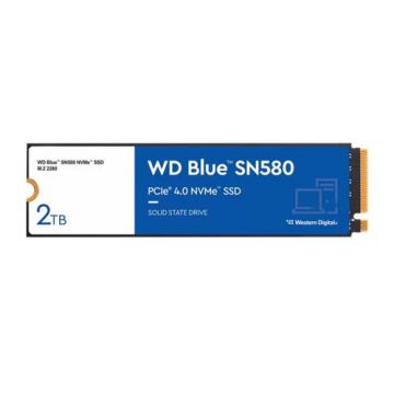 SSD Western Digital Blue SN580, 2TB, M.2, PCIe Gen4 x4, NVMe 1.4b