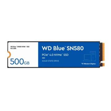 SSD Western Digital Blue SN580, 500GB, M.2, PCIe Gen4 x4, NVMe 1.4b