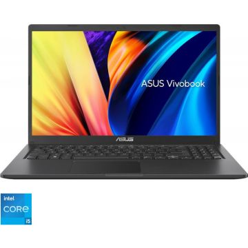 Laptop ASUS 15.6'' VivoBook 15 X1500EA, FHD, Procesor Intel Core i5-1135G7, 16GB DDR4, 1TB HDD + 512GB SSD, Intel Iris Xe, No OS, Indie Black