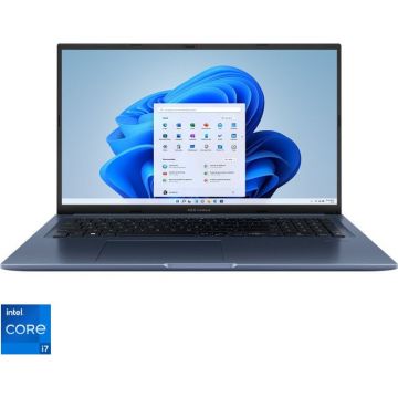 Laptop ASUS 17.3'' Vivobook 17X K1703ZA, FHD, Procesor Intel Core i7-12700H, 16GB DDR4, 1TB SSD, Intel Iris Xe, Win 11 Home, Quiet Blue