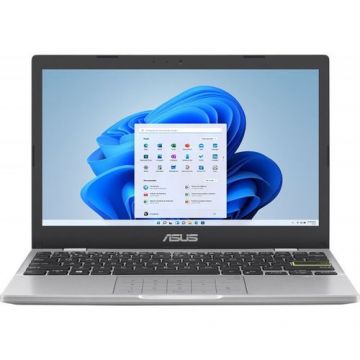 Laptop Asus E210MA-GJ334WS (Procesor Intel® Celeron® N4020 (4M Cache, up to 2.80 GHz) 11.6inch HD, 4GB, 128GB eMMC, Intel® UHD Graphics 600, Windows 11 S, Alb)
