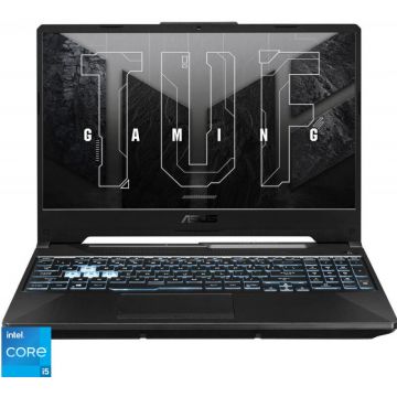 Laptop ASUS Gaming 15.6'' TUF F15 FX506HC, FHD 144Hz, Procesor Intel® Core™ i5-11400H, 16GB DDR4, 512GB SSD, GeForce RTX 3050 4GB, No OS, Graphite Black