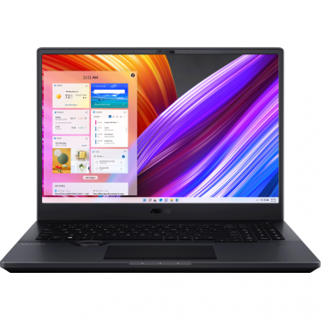 Laptop ASUS ProArt Studiobook 16 OLED H7600ZX-L2017X cu procesor Intel Core i7-12700H, 16, 4K OLED, RAM 32GB, SSD 2 x 1TB, NVIDIA GeForce RTX 3080 Ti 16GB GDDR6, Windows 11 Pro, Mineral Black