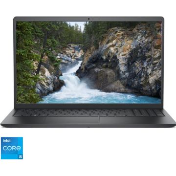 Laptop DELL 15.6'' Vostro 3510 (seria 3000), FHD, Procesor Intel® Core™ i5-1135G7, 16GB DDR4, 512GB SSD, Intel Iris Xe, Linux, Carbon Black, 3Yr ProSupport