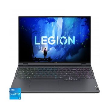 Laptop gaming Lenovo Legion 5 Pro 16IAH7H cu procesor Intel Core i5-12500H, 16, WQXGA, 16GB, 512GB SSD, NVIDIA GeForce RTX 3060 6GB, No OS, Storm Grey