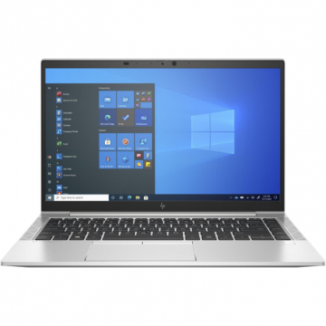 Laptop HP EliteBook 840 G8 Aero cu procesor Intel Core i5-1135G7 Quad Core, 14, IPS, FHD, 16GB DDR4, SSD 512GB PCIe NVMe, Intel Iris X Graphics, Windows 10 Pro 64bit, Silver