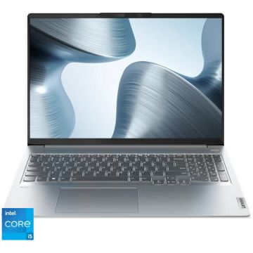 Laptop Lenovo 16'' IdeaPad 5 Pro 16IAH7, 2.5K IPS 120Hz, Procesor Intel Core i5-12500H, 16GB DDR5, 512GB SSD, Intel Iris Xe, No OS, Cloud Grey