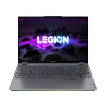 Laptop Lenovo Gaming 16'' Legion 7 16ACHg6, WQXGA IPS 165Hz G-Sync, Procesor AMD Ryzen™ 9 5900HX, 32GB DDR4, 2x 1TB SSD, GeForce RTX 3080 16GB, No OS, Storm Grey