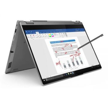 Laptop Lenovo ThinkBook 14s Yoga G2, 14 FHD, procesor Intel Core i7-1255U, 16GB RAM, 512GB SSD, Intel Iris Xe Graphics, Windows 11 Pro, Mineral Grey