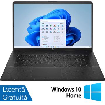Laptop Nou HP 17T-CN000, Intel Core i7-1165G7 1.20-4.70GHz, 12GB DDR4, 1TB HDD, 17.3 Inch Full HD, Windows 10 Home, Jet Black