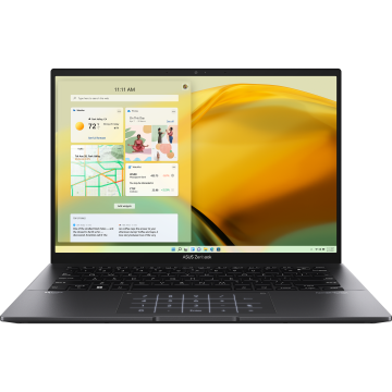 Ultrabook ASUS 14'' Zenbook 14 OLED UM3402YA, 2.8K 90Hz, Procesor AMD Ryzen™ 7 5825U, 16GB DDR4, 1TB SSD, Radeon, Win 11 Home, Jade Black