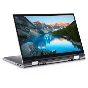 Ultrabook DELL 14'' Inspiron 5410 2-in-1, FHD Touch, Procesor Intel Core i5-1155G7, 8GB DDR4, 512GB SSD, Intel Iris Xe, Win 11 Pro, Platinum Silver, 3Yr CIS