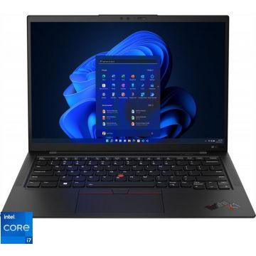 Ultrabook Lenovo 14'' ThinkPad X1 Carbon Gen 10, WUXGA IPS, Procesor Intel Core i7-1260P, 16GB DDR5, 512GB SSD, Intel Iris Xe, Win 11 Pro, Black Paint