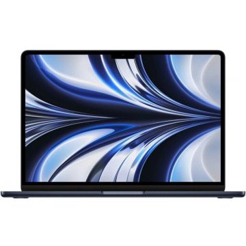 Apple Laptop Apple MacBook Air, Apple M2, 13.6 inch, 16GB RAM, 512GB SSD, macOS Monterey, Negru Apple Laptop Apple MacBook Air, Apple M2, 13.6 inch, 16GB RAM, 512GB SSD, macOS Monterey, Negru