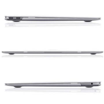 Carcasa laptop Tech-Protect Smartshell compatibila cu MacBook Air 13 inch 2022 Glitter Clear