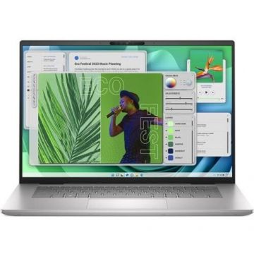 Dell Laptop Dell Inspiron 16 Plus 7630, Intel Core i7-13700H, 16 inch 2.5K, 16GB RAM, 512GB SSD, Windows 11 Pro, Argintiu