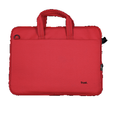 Geanta laptop Trust Bologna Eco, 16 inch(40cm), greutate 430 grame, Rosu