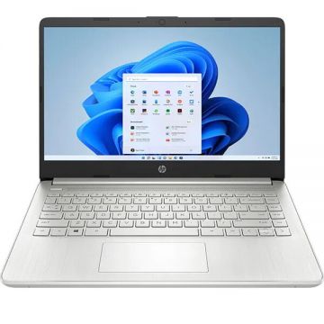 HP Laptop HP 14s-dq5006nq, 14 inch FHD, Intel Core i5-1235U, 16GB RAM, 512GB SSD, Windows 11 Home, Argintiu