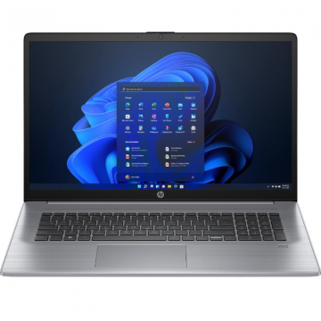 Laptop ProBook 470 G10 Intel Core i5-1335U 10-Core 17.3inch FHD DSC MX550-2GB GDDR6 16GB DDR4 SSD 512GB PCle NVMe + 1TB 5400RPM Windows 11 Pro 64bit Asteroid Silver