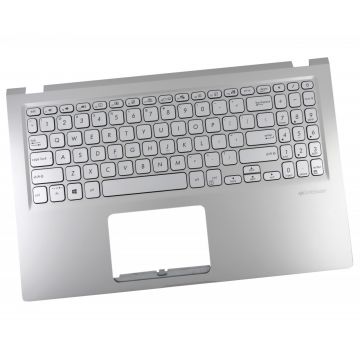 Tastatura Asus VivoBook 15 X515EA Argintie cu Palmrest Argintiu iluminata backlit