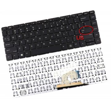 Tastatura HP ProBook 440 G7 layout US fara rama enter mic