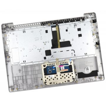 Tastatura Lenovo IdeaPad 330S-14 Gri cu Palmrest Argintiu si TouchPad iluminata backlit