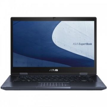Asus Laptop 2 in 1 Asus B3 Flip B3402FBA, Intel Core i5-1235U, 14 inch FHD Touch, 16GB RAM, 512GB SSD, Free DOS, Negru