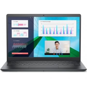 Dell Laptop Dell Vostro 3430, Intel Core i5-1335U, 14 inch FHD, 8GB RAM, 512GB SSD, Linux, Negru