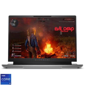 Laptop Alienware Gaming 16'' X16 R1, QHD+ 165Hz, Procesor Intel® Core™ i9-13900HK (24M Cache, up to 5.40 GHz), 32GB DDR5, 1TB SSD, GeForce RTX 4080 12GB, Win 11 Pro, Lunar Silver, 3Yr BOS