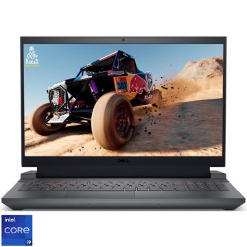 Laptop DELL Gaming 15.6'' G15 5530, FHD 165Hz, Procesor Intel® Core™ i9-13900HX (36M Cache, up to 5.40 GHz), 32GB DDR5, 1TB SSD, GeForce RTX 4060 8GB, Win 11 Pro, Dark Shadow Gray, 3Yr BOS