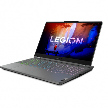 Laptop Legion 5 15ARH7 FHD 15.6 inch AMD Ryzen 5 6600H 16GB 512GB SSD RTX 3050 Windows 11 Home Storm Grey