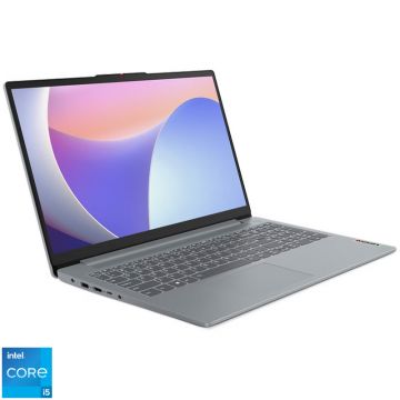 Laptop Lenovo 15.6'' IdeaPad Slim 3 15IAH8, FHD, Procesor Intel® Core™ i5-12450H (12M Cache, up to 4.40 GHz), 16GB DDR5, 1TB SSD, GMA UHD, No OS, Arctic Grey