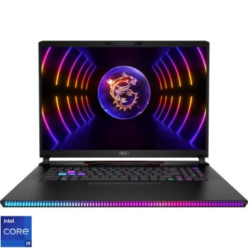 Laptop MSI Gaming 17'' Raider GE78 HX 13VH, QHD+ 240Hz, Procesor Intel® Core™ i9-13980HX (36M Cache, up to 5.60 GHz), 32GB DDR5, 2TB SSD, GeForce RTX 4080 12GB, Win 11 Home, Core Black