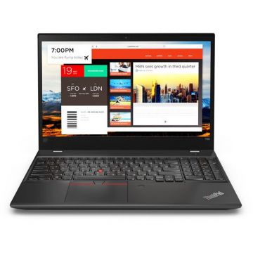 Laptop Refurbished Lenovo THINKPAD T580 Intel Core i5-8250U 1.60 GHz 16GB DDR4 512GB NVME SSD 15.6 inch FHD Webcam