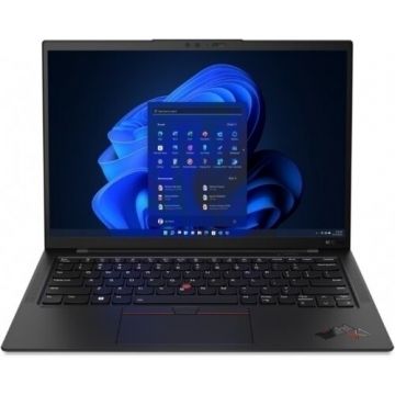 Laptop ThinkPad X1 Carbon G11 2.8K 14 inch Intel Core i7-1355U 32GB 1TB SSD Windows 11 Pro Black