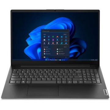 Lenovo Laptop Lenovo V15 G4, AMD Ryzen 5 7520U, 15.6 inch FHD, 8GB RAM, 512GB SSD, Windows 11 Home, Negru