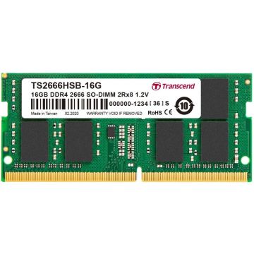 Memorie laptop 16GB (1x16GB) DDR4 2666MHz CL19 1.2V 2Rx8 1Gx8