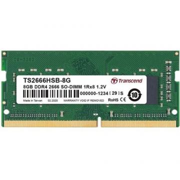 Transcend Memorie SO-DIMM Transcend TS2666HSB, 8GB, DDR4-2666Mhz, CL19