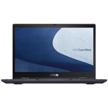 Asus Laptop Asus B3 Flip B3402FBA, 14 inch FHD Touch, Intel Core i5-1235U, 8GB RAM, 512GB SSD, Windows 11 Pro Edu, Negru