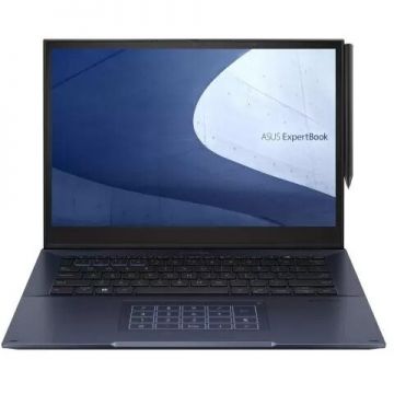 Asus Laptop Asus B7 Flip B7402FBA, 14 inch WQXGA Touch, Intel Core i7-1260P, 32GB RAM, 1TB SSD, Windows 11 Pro, Negru