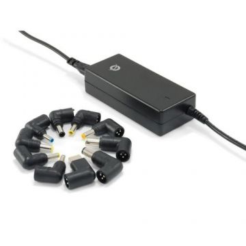 Incarcator universal pentru laptop, Conceptronic, 65W, Negru