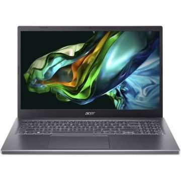 Laptop Acer Aspire 5 A515-58M, (Procesor Intel® Core™ i7-1355U (12M Cache, up to 5.00 GHz) 15.6inch FHD, 16GB, 512GB SSD, Intel Iris Xe Graphics, Gri)