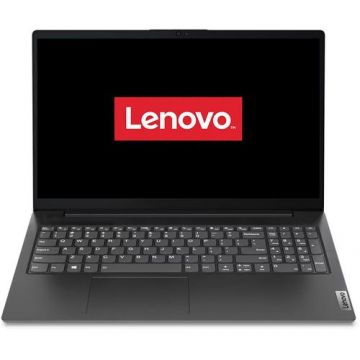 Laptop Lenovo V15 G2 IJL (Procesor Intel® Celeron® N4500 (4M Cache, up to 2.80 GHz), 15.6inch FHD, 8GB, 256GB SSD, Intel UHD Graphics, Negru)