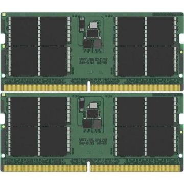 Memorii laptop Kingston 64GB(2x32GB), DDR5, 4800MHz, CL40, Dual Channel Kit